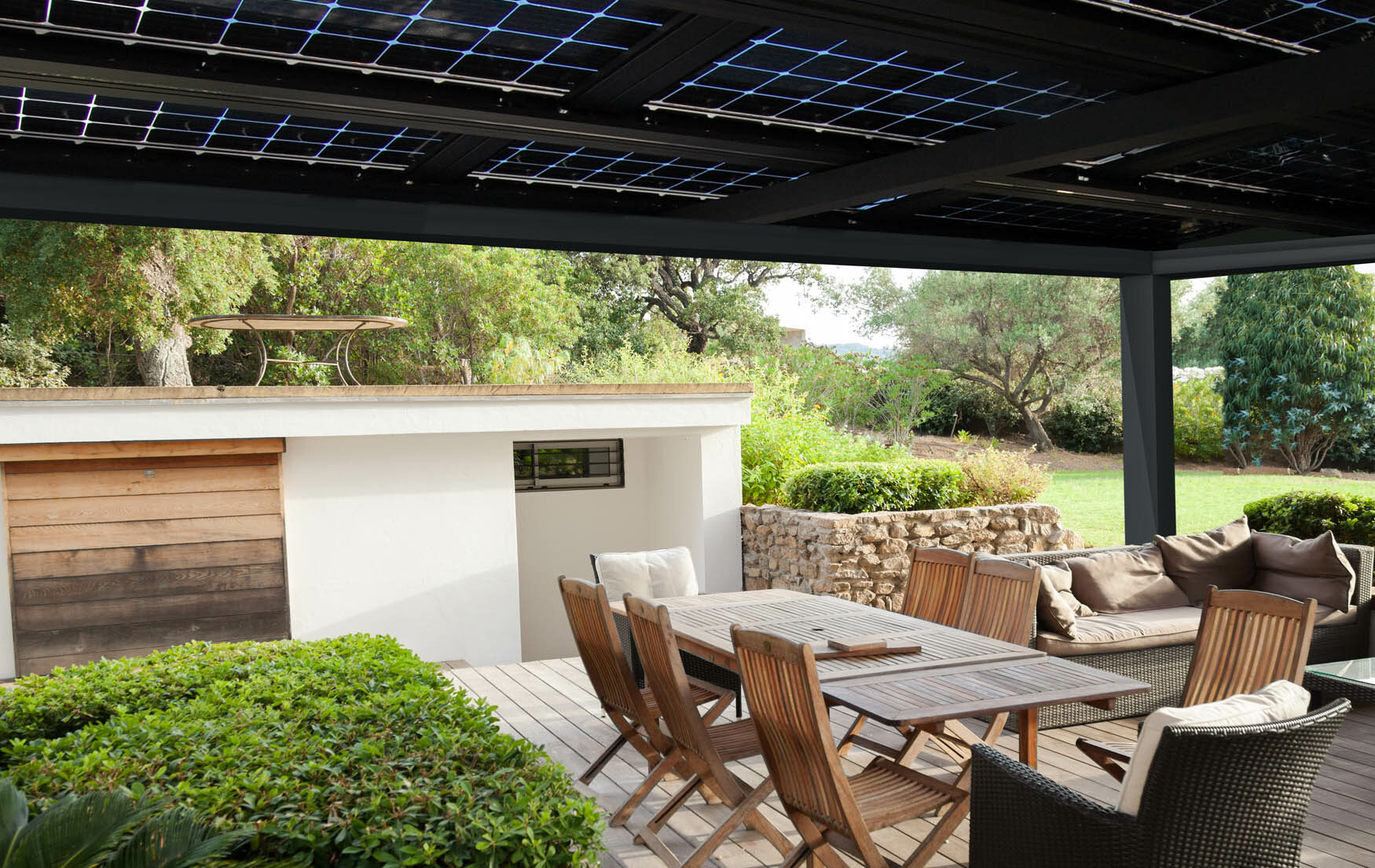 Pergola Biovoltaïque