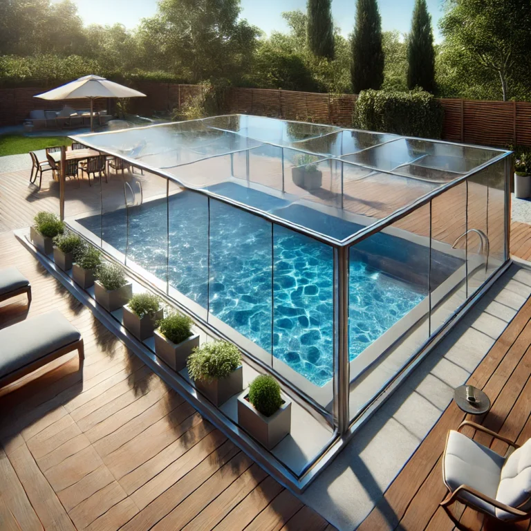 Abris de piscine bas