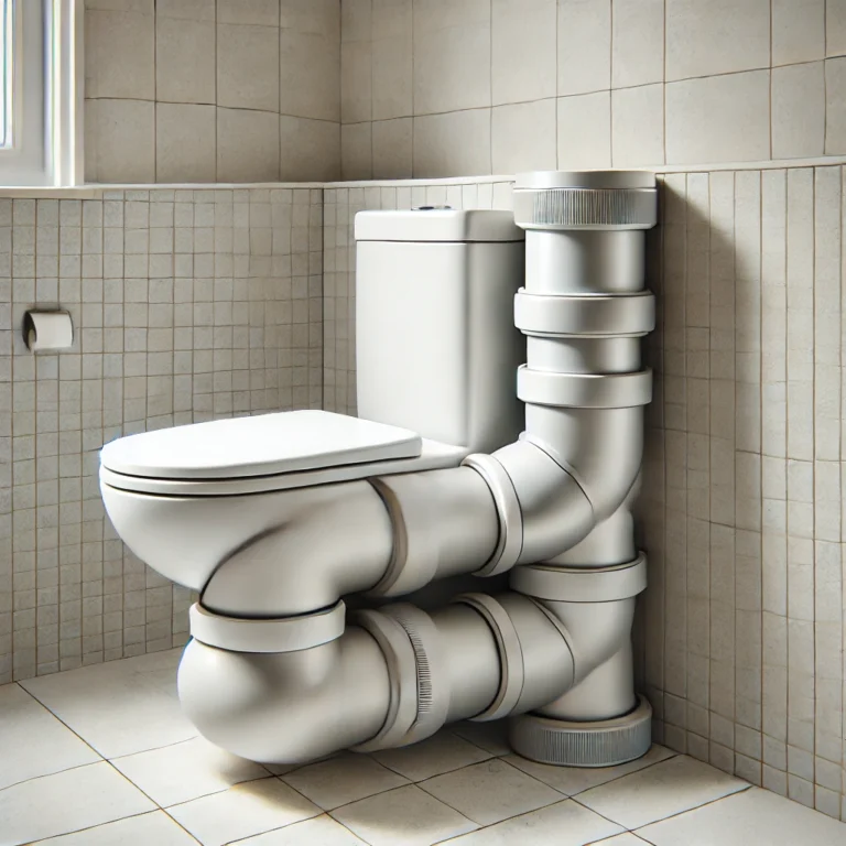 cache tuyau toilette